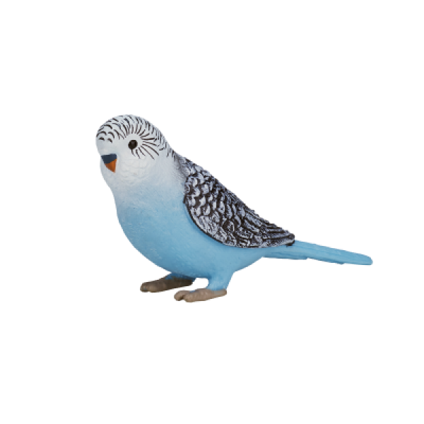 Andulka vlnkovaná modrá figurka