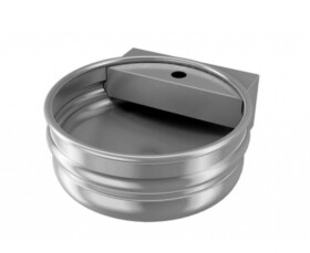 SANELA - Nerezová umyvadla Kulaté umyvadlo KEG, 1 otvor pro baterii, nerez SLUN 77A