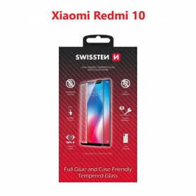 SWISSTEN FULL GLUE COLOR FRAME CASE FRIENDLY sklo pro XIAOMI REDMI 10 LTE černá (54501804)