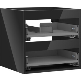 MEXEN - Box-A skříňka pro umyvadlo 50, 2 zásuvky, černá lesk 91AX0-0500-470-2-70