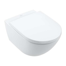 VILLEROY & BOCH - Subway 3.0 Závěsné WC, TwistFlush, AntiBac, CeramicPlus, alpská bílá 4670T0T2