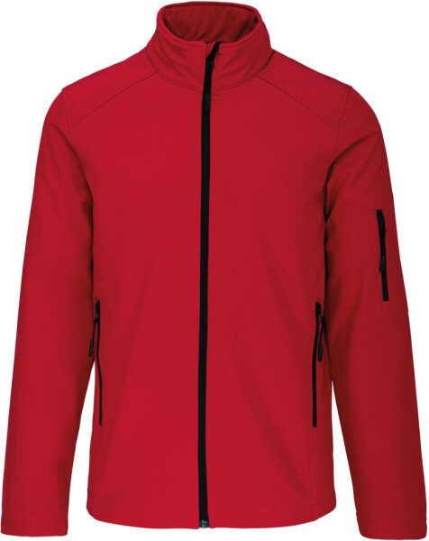 Kariban K 401 Pánská 3-vrstvá softshellová bunda 20.K401 red S