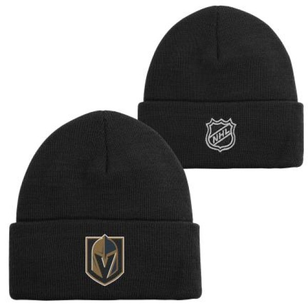 Outerstuff Dětská zimní čepice Vegas Golden Knights NHL Cuffed Knit