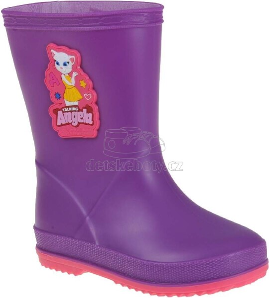 Dětské gumáky Coqui 8505 purple/Lt.fuchsia Velikost: