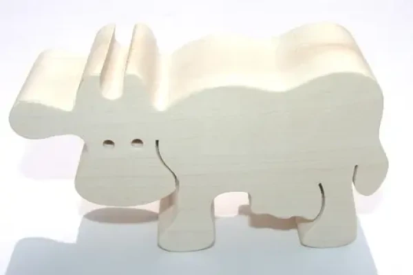 Fauna Dřevěné zvířátko kráva