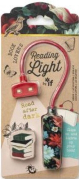 Lampička na čtení - Tmavé květiny