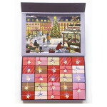 ViSSEVASSE Adventní kalendář Puzzle Skate & Coffee – 24 boxů, multi barva, papír