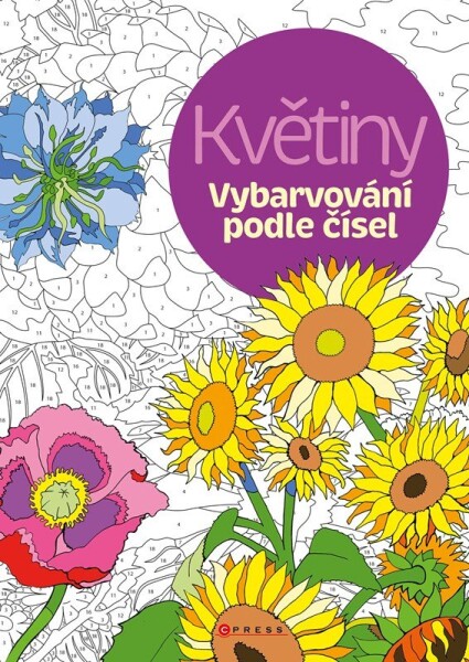 Vybarvování podle čísel: Květiny