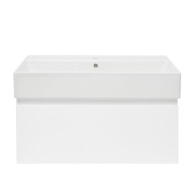 Koupelnová skříňka s umyvadlem SAT B-WAY 79x30x45 cm bílá lesk BWAY80WU2 BWAY80WU2
