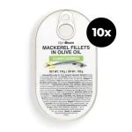 Filety z makrely v olivovém oleji - GymBeam (10 x 170 g) (108850-3-10x170g)