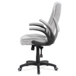 Kancelářské křeslo, synchronní mechanismus, stříbrná látka, KA-G303 SIL2