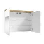 Zrcadlová skříňka Naturel Stilla + LED 80x60 cm bílá STILLAE08002 STILLAE08002