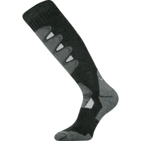 VOXX Podkolenky zimní thermo STABIL z merino se stříbrem TMAVĚ ŠEDÉ 43-46 106950