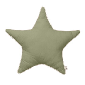 Ferm Living Dekorativní polštář Star Tea Green 48 cm, zelená barva, textil