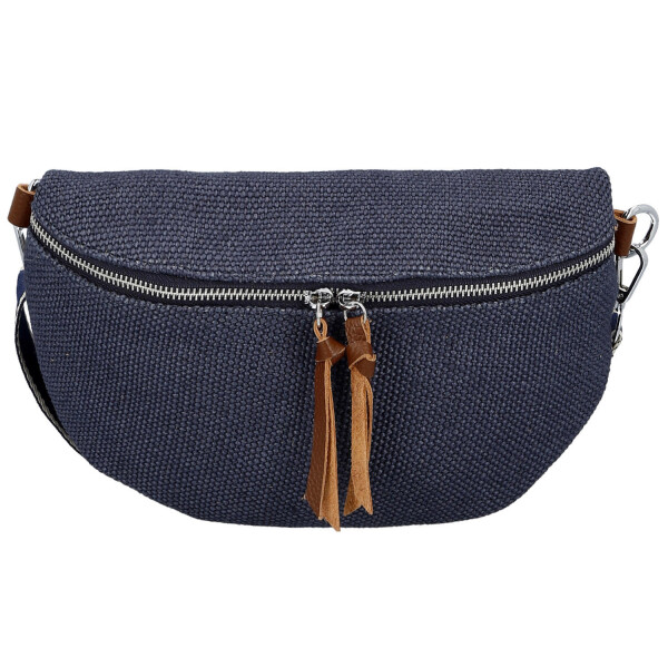 Trendy dámská textilní ledvinka Ayana, modrá