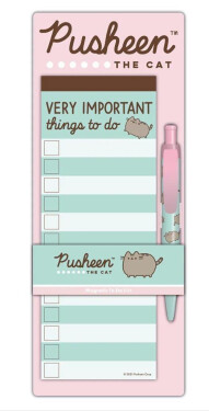Pusheen blok na poznámky s magnetem a propiskou - Pyramid