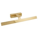 Koupelnové nástěnné LED svítidlo SWE005-1W 58cm GOLD OSW-20104