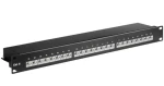 MicroConnect 19" Patch Panel CAT6 RJ-45 24-portů černá (PP-014)