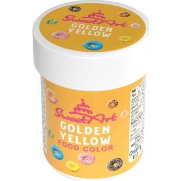 SweetArt gelová barva Golden Yellow (30