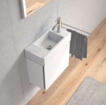 DURAVIT - Vero Air Umývátko 50x25 cm, bez přepadu, bez otvoru pro baterii, bílá 0724500000