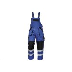 Montérkové kalhoty MAX REFLEX WINTER pánské zimní s laclem modro-černé 48 modro-černé