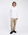 Tričko Carhartt WIP L/S Pocket T-Shirt White