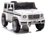 Mamido Dětské elektrické autíčko Mercedes G500 bílé