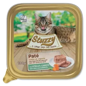 Stuzzy Mister telecí s mrkví 100 g / Vanička pro kočky (0303-6004)