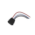 USB-C konektor do panelu - 4 vodiče, černý