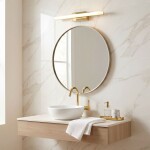 Nástěnné svítidlo LED 40CM APP1848-1W GOLD OSW-66360