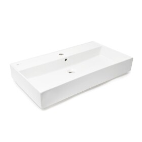 Umyvadlo SAT Infinitio 80,5x46,5 cm otvor pro baterii uprostřed SATINF8046 SATINF8046