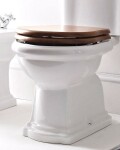 KERASAN - RETRO WC sedátko, ořech/bronz 109340