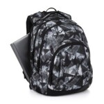 Bagmaster LINCOLN 26 A studentský batoh – černo-bílý