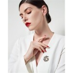 Exkluzivní brož Swarovski Elements Zoe, Zlatá