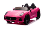 Mamido Elektrické autíčko Maserati GranTurismo Folgore 24V | 480W | 60 kg růžové