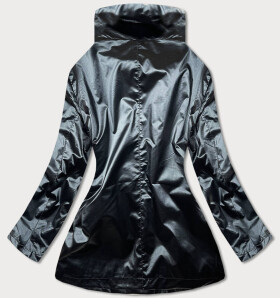 Tenká černá dámská bunda se stojáčkem (AG5-017) černá