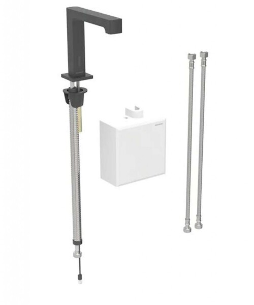 GEBERIT - Brenta Elektronická umyvadlová baterie napájení z generátoru, easy to clean, matná černá 116.176.14.1