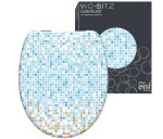 Schütte MOSAIK BLAU-ORANGE | Duroplast, Soft Close 9002560799265