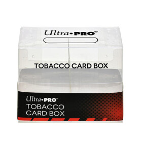 Průhledná krabička na karty velikosti Tobacco Size