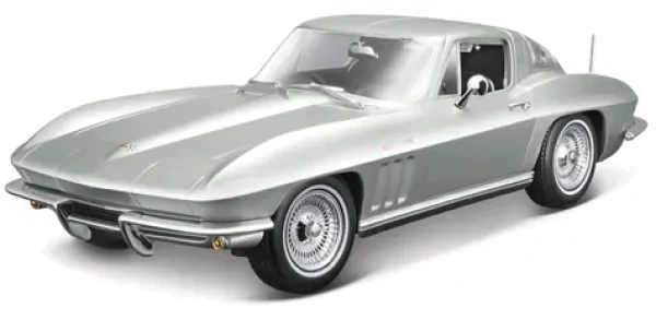 Maisto 1965 Chevrolet Corvette metal světle modrá