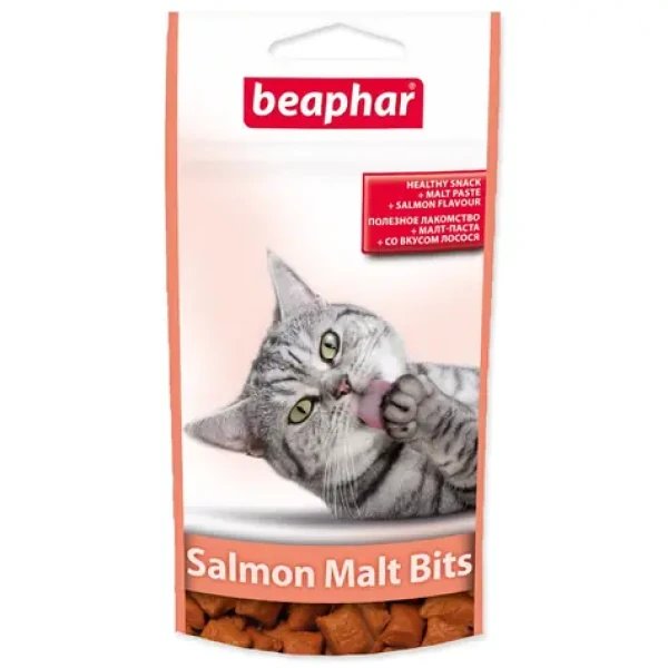 Beaphar Pochoutka Malt Bits losos 35g (243-114405)