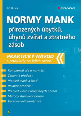 Normy mank přirozených úbytků, úhynů zvířat ztratného zásob Jiří Dušek