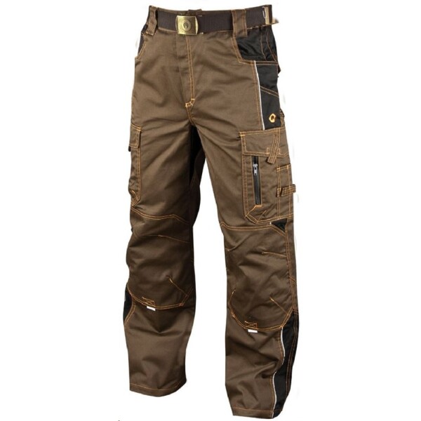 Montérkové kalhoty VISION pasové H9143 tarmac khaki prodloužení 194 cm 50 tarmac