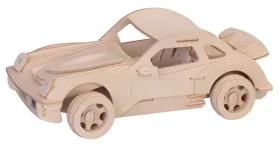 WOODCRAFT CONSTRUCTION KIT Dřevěné 3D puzzle Porsche velké