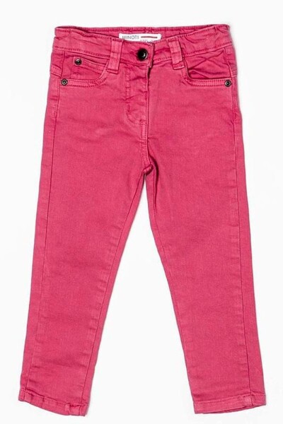 Kalhoty dívčí, Minoti, GLITTER 9, růžová - 68/80 | 6-12m