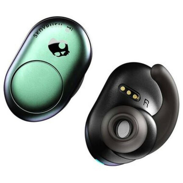 Skullcandy Push True Wireless S22BW IE zelená / Bezdrátová sluchátka / Bluetooth 4.2 / Nabíjecí pouzdro / USB-C (S2BBW-M714)