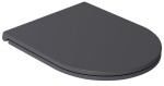 ISVEA - INFINITY WC sedátko, SLIM, Soft Close, Easy Take, antracit 40KF0522I