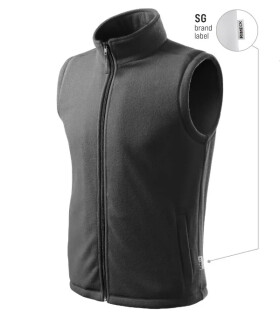 Next fleece vesta unisex ocelově šedá 36 (brand label) XL