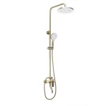 REA - Sprchový set DROP Brush Gold REA-P7063