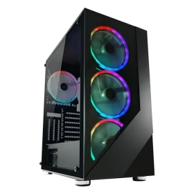 LC-Power Gaming 803B Shaded_X černá / PC skříň / Midi Tower / ATX / Temperované sklo / RGB (LC-803B-ON)
